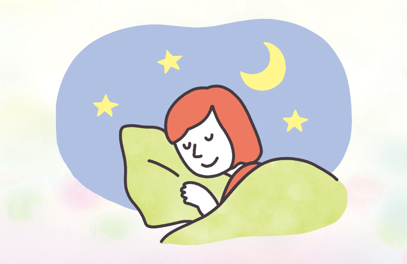 睡眠時のお肌